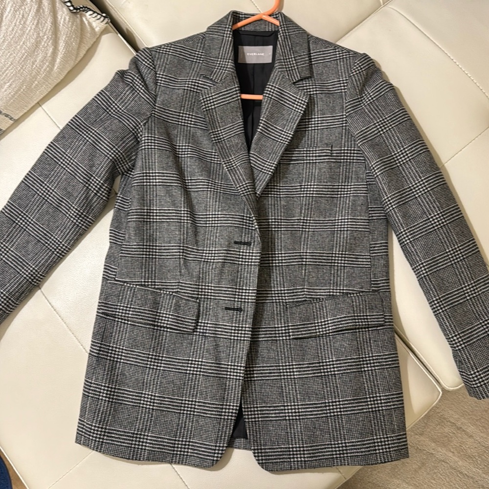 Everlane plaid jacket